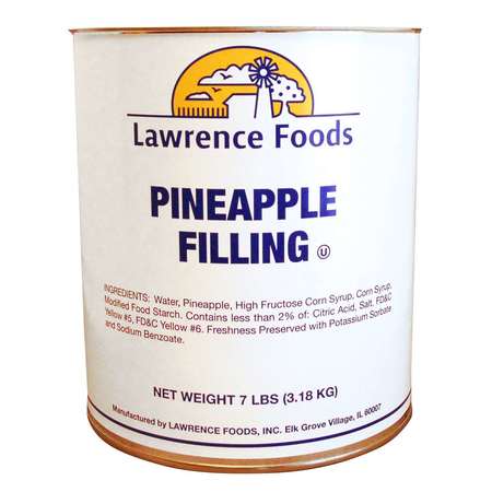 LAWRENCE FOODS Lawrence Foods Pineapple Filling #10 Can, PK6 122081